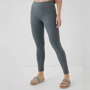 Pact Purefit Pocket Legging Size Small in Ore Heather